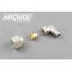 ZŁĄCZKA do MIEDZI / ALUMINIUM 10mm - 1/4" kątowa