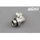 ZŁĄCZKA METALOWA SKRĘCANA 6/4mm na 1/4" - kątowa