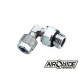Brass Fitting for air-hose 6/4mm - 1/8" external - angle