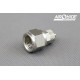 Brass Fitting for air-hose 6/4mm - 1/4" internal