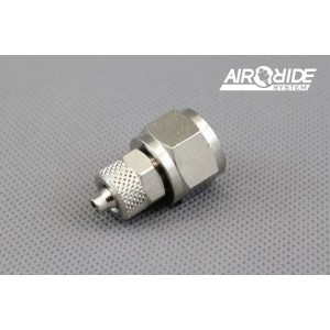 Brass Fitting for air-hose 6/4mm - 1/4" internal